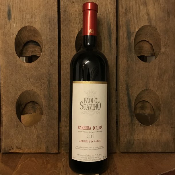 Paolo Scavino Barbera Affinato in Carati 2016