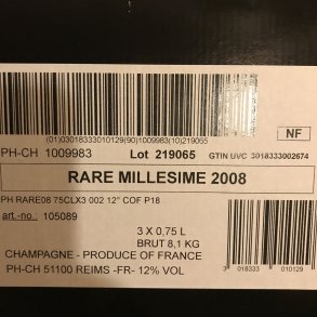 Piper Heidsieck Rare 2008 i Gavebox