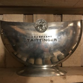 Taittinger Champagnekler.  Brugtmoms