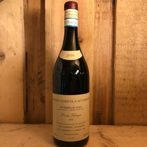 Accomasso barbera 2016. Brugtmoms.