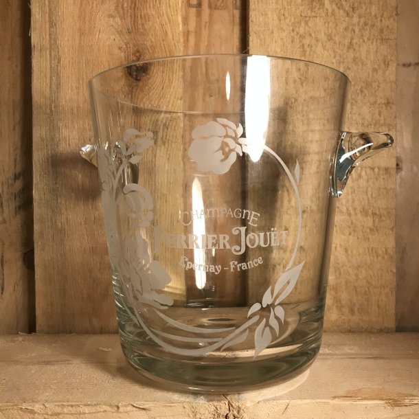 Champagnekler Perrier Jouet Belle Epoque klart glas. Brugtmoms.