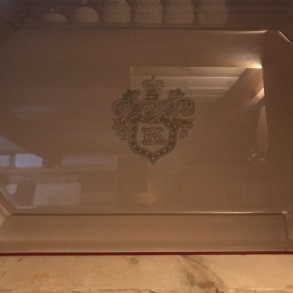 Krug bakke i ske, brugsspor. Brugtmoms.