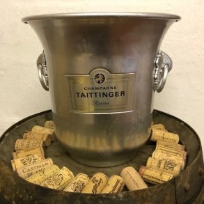 Taittinger Champagnekler. Brugt.