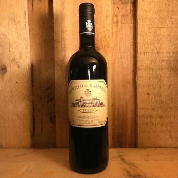 Castello dei Rampolla d'Alceo 2010. Brugtmoms.