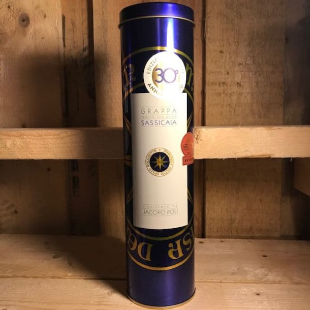 Grappa di Sassicaia Jacopo Poli 30 Anniversario Edizione i gaverr 0,5l