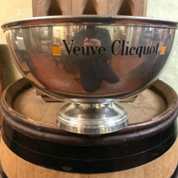Veuve Clicquot Champagnekler. Brugt med brugsspor.