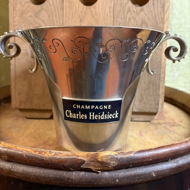 Charles Heidsieck Champagnekler Tin Brugt.