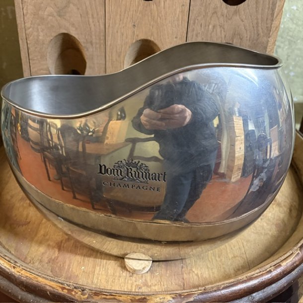 Dom Ruinart Champagnek�ler, Tin. Brugt med patina.