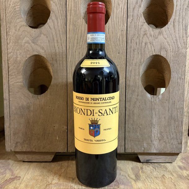 Biondi Santi Rosso di Montalcino 2021. Brugtmoms.