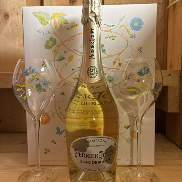 Perrier-Jou�t bdb gave�ske med 2 glas